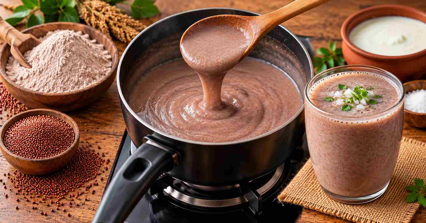 Ragi Malt Preparation
