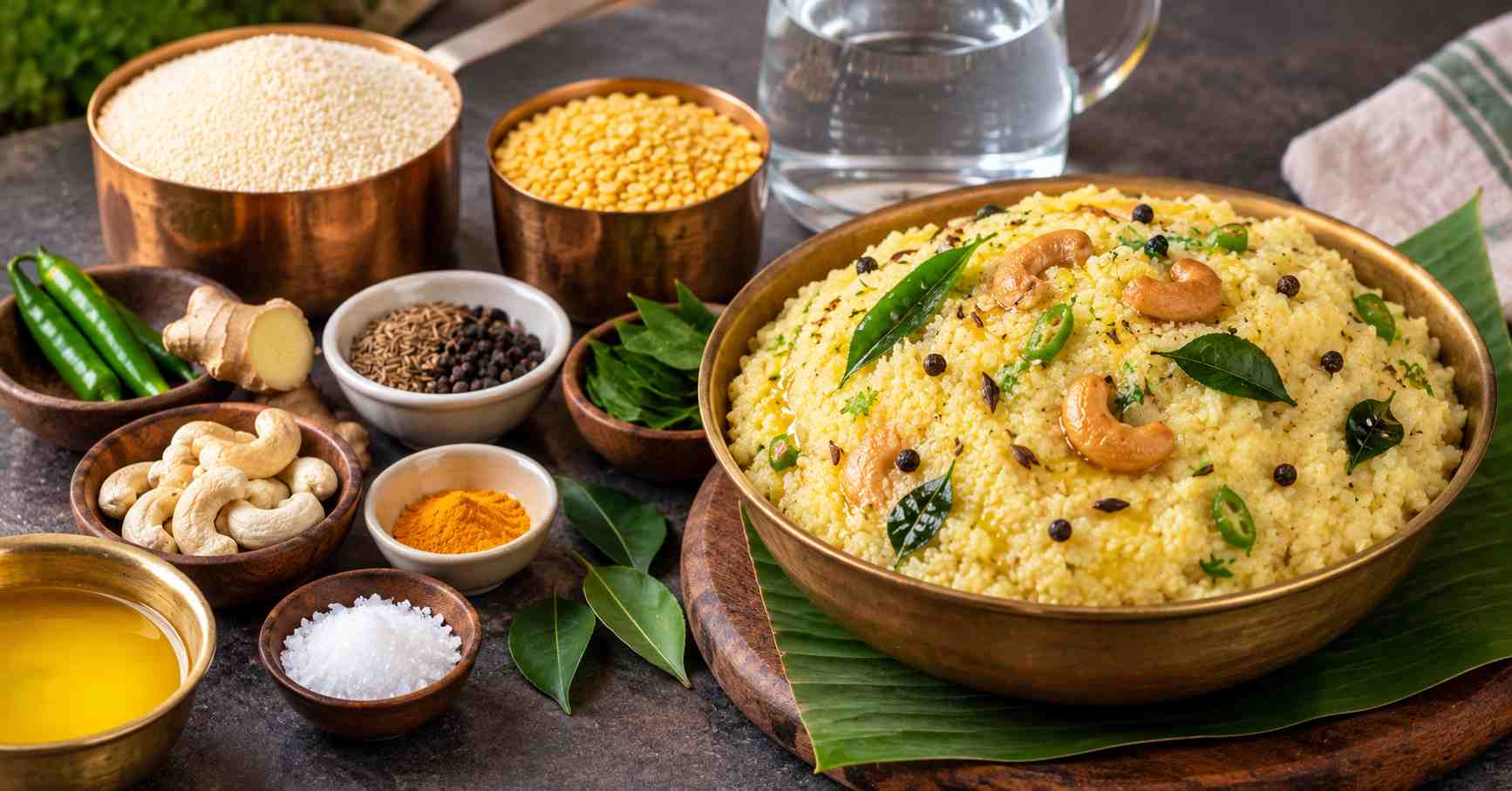 Rava Pongal Ingredients