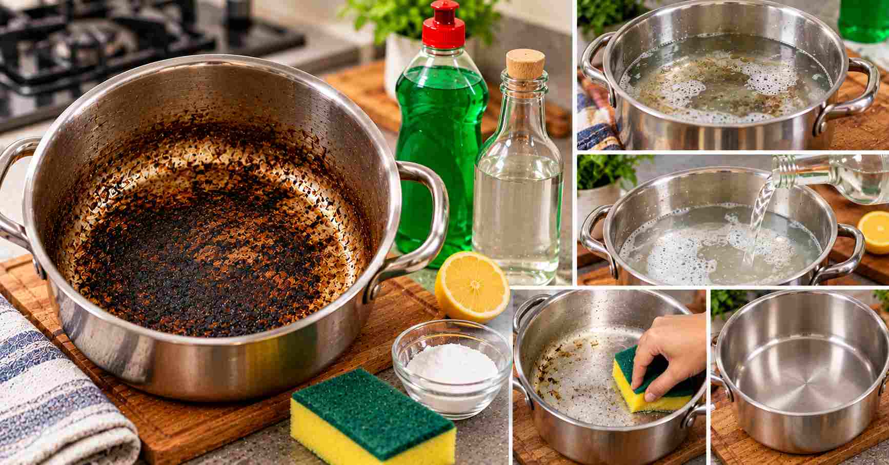Soak and Clean with Vinegar