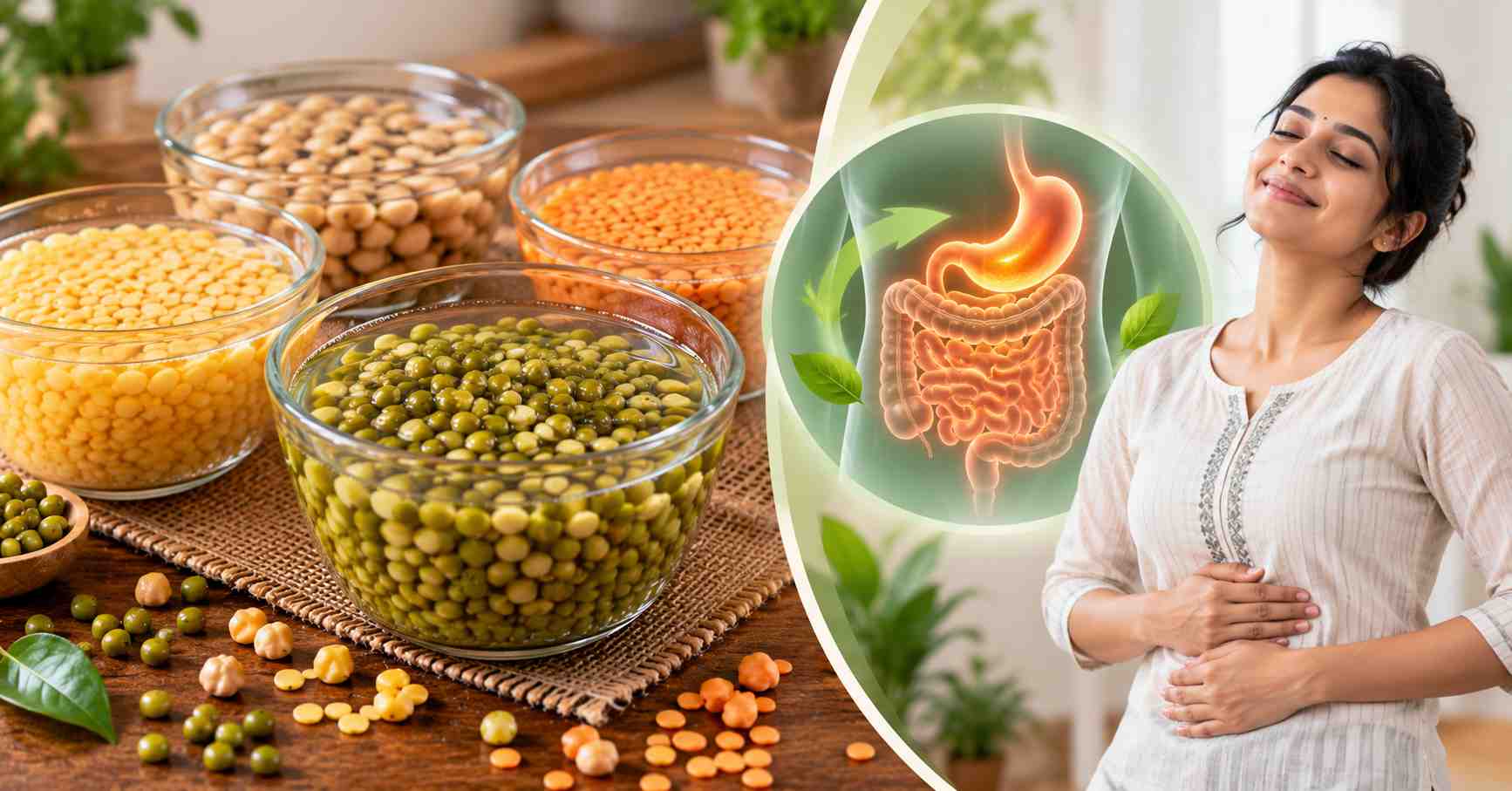 Soaked Pulses May Aid Digestion