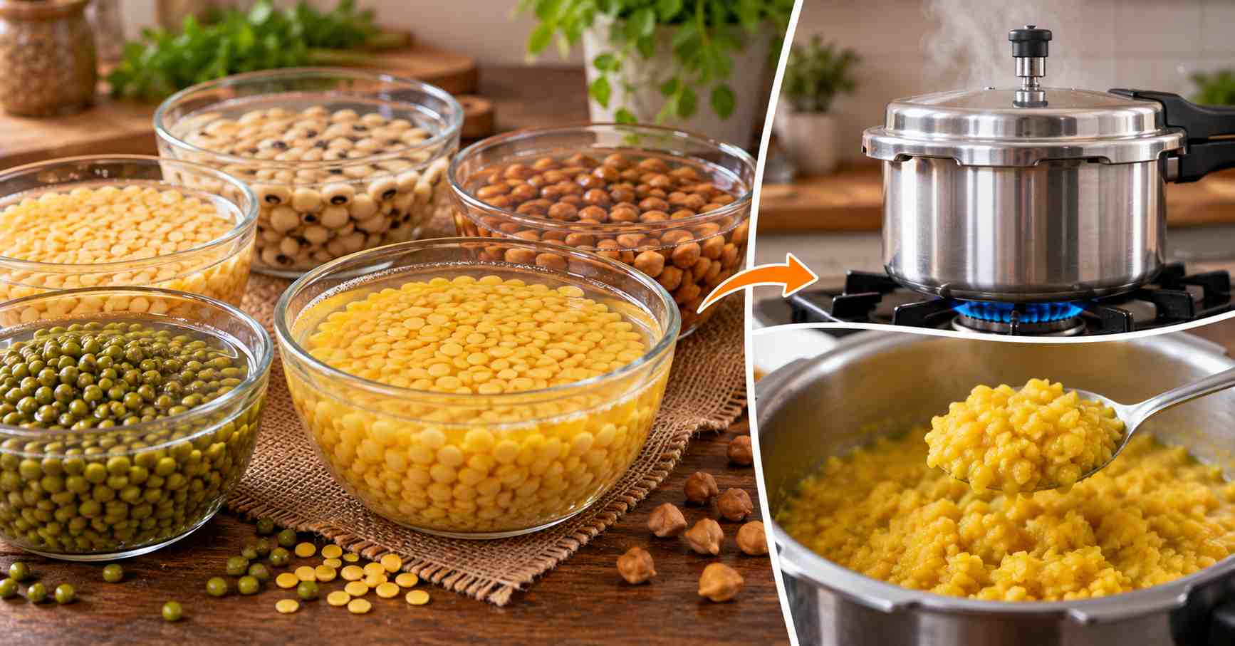 Soaking Helps Pulses Cook Faster