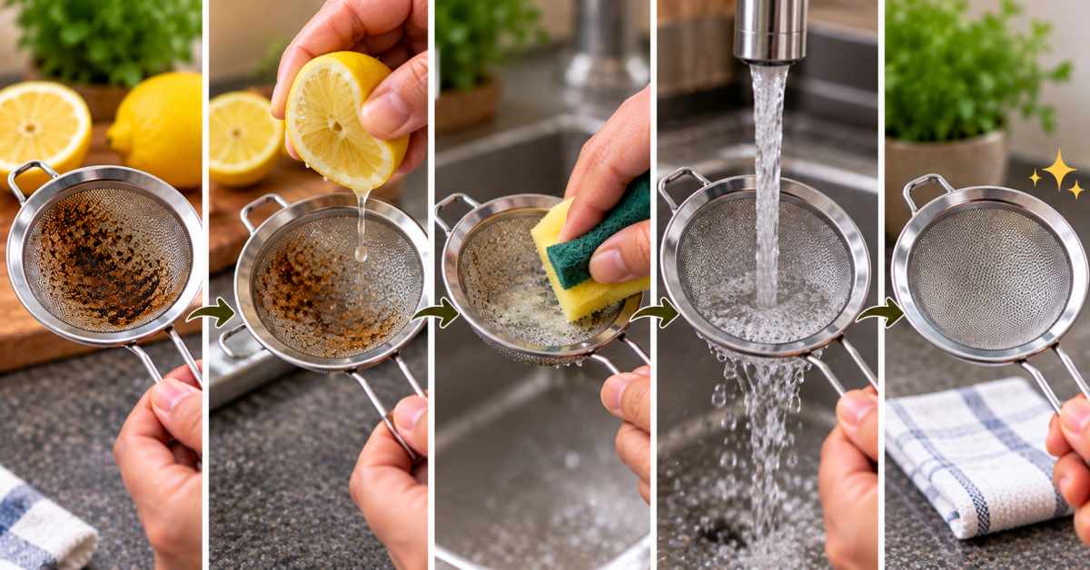 Stains can also be removed using lemon juice. 