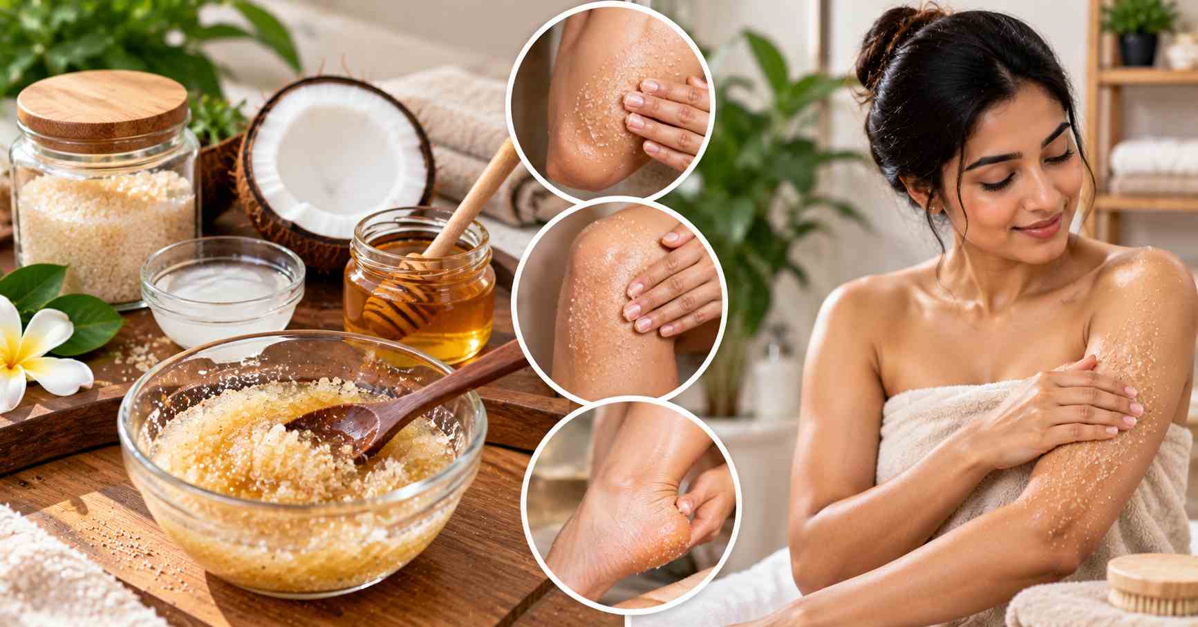 Sugar, Coconut Oil & Honey Scrub