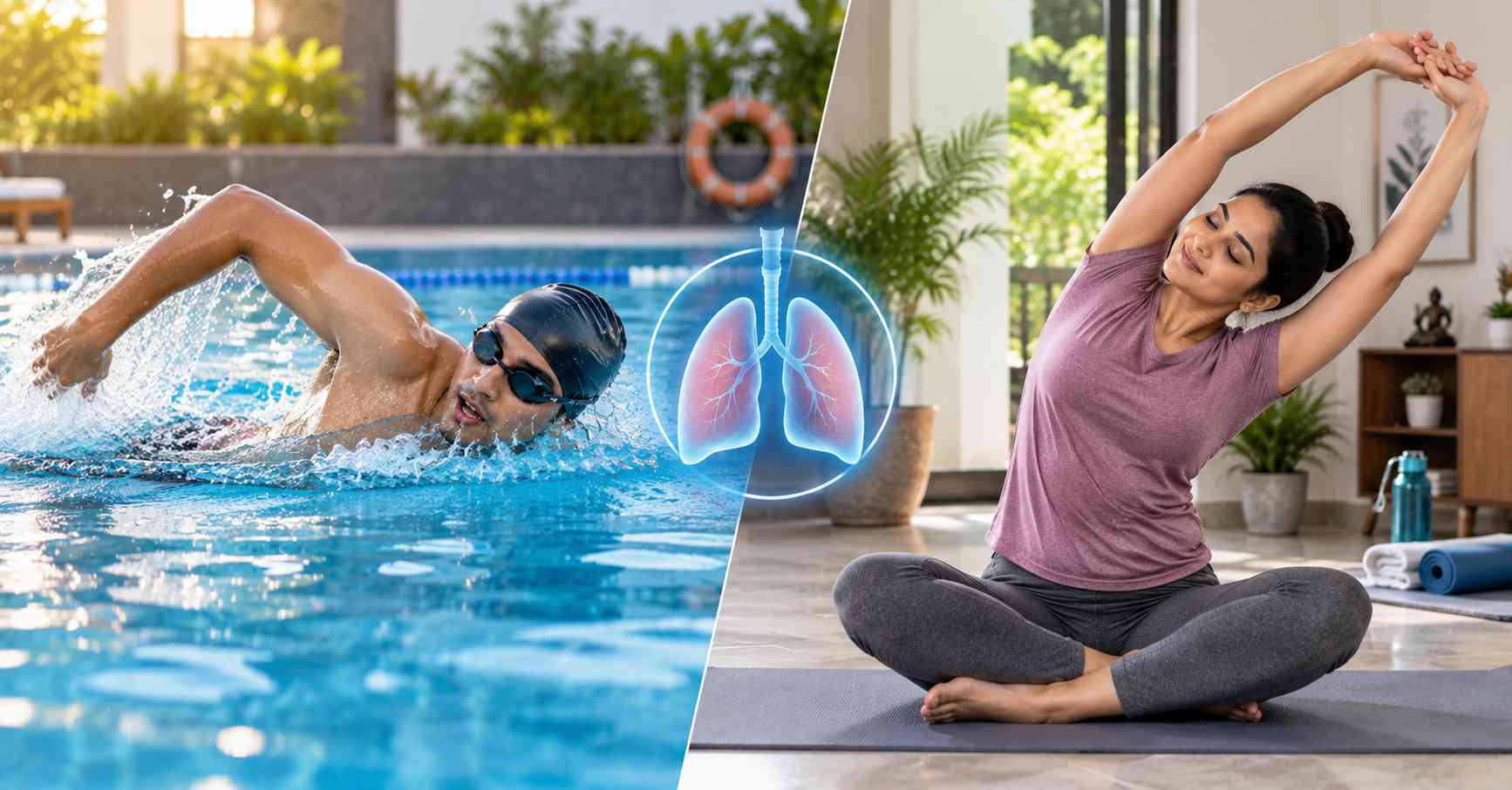 Swimming & Stretching