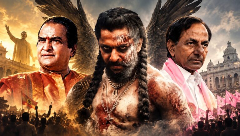 ‘ది ప్యారడైజ్’లో కేసీఆర్, ఎన్టీఆర్.. మాజీ సీఎంలు , ఆ పాత్రలు ఎవరు చేశారంటే?