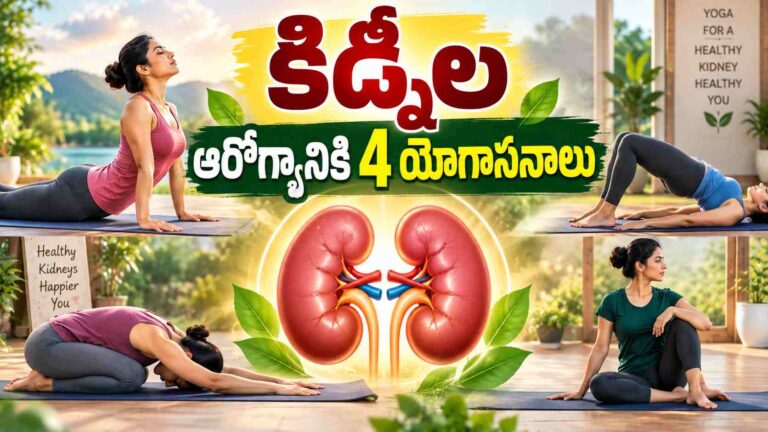 రోజువారీ యోగాలో ఈ 4 ఆసనాలు… కిడ్నీల ఆరోగ్యానికి తోడ్పాటు!