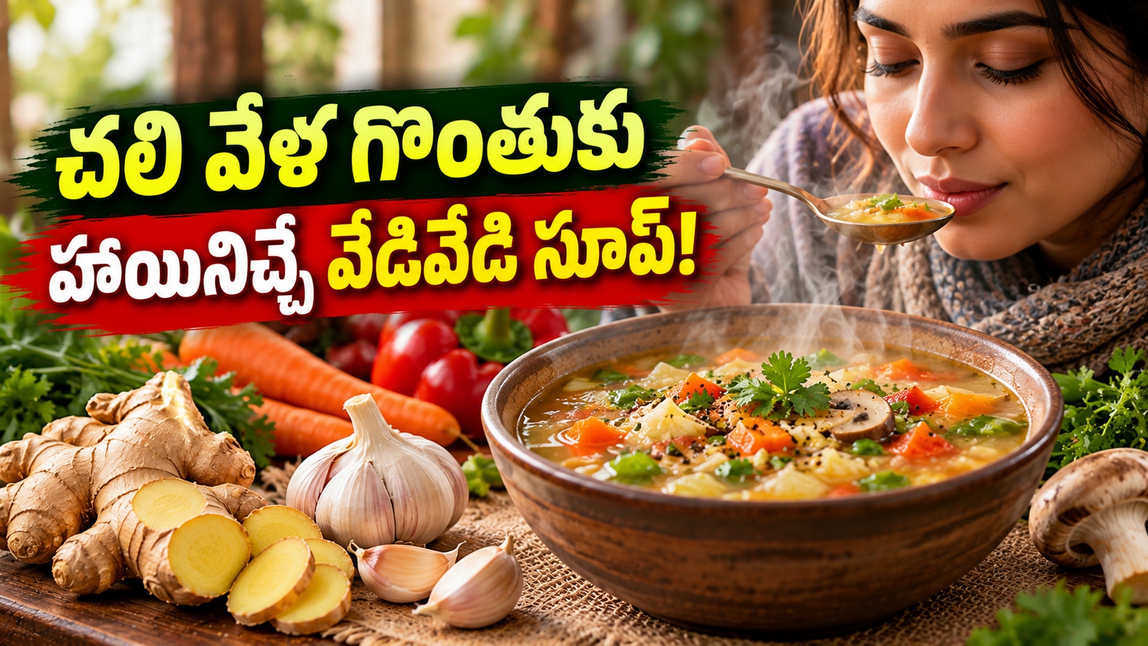 చలి వేళ గొంతు గరగరగా ఉందా? ఈ వేడివేడి సూప్తో హాయిగా ఫీల్ అవ్వండి! Throat Feeling Scratchy In The Cold Feel Better With This Hot Soup