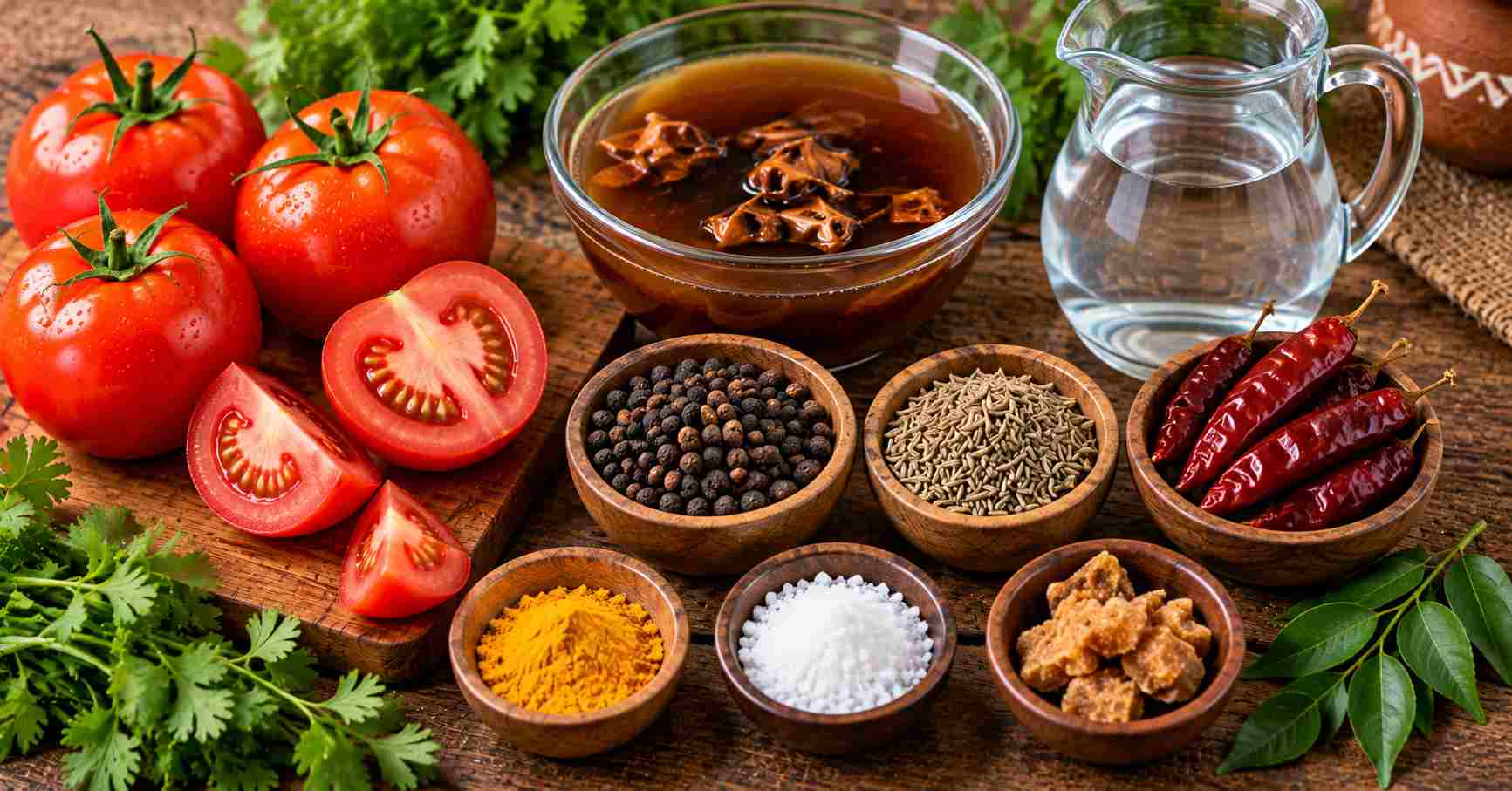 Tomato Charu Ingredients