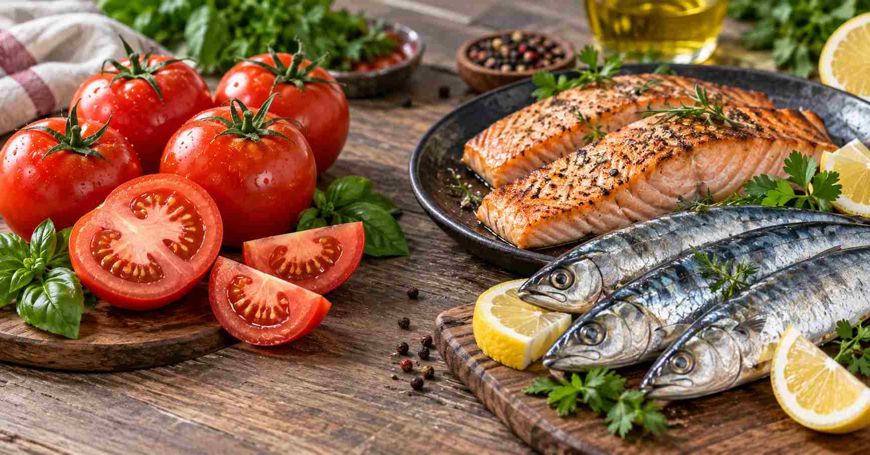 Tomatoes & Fatty Fish
