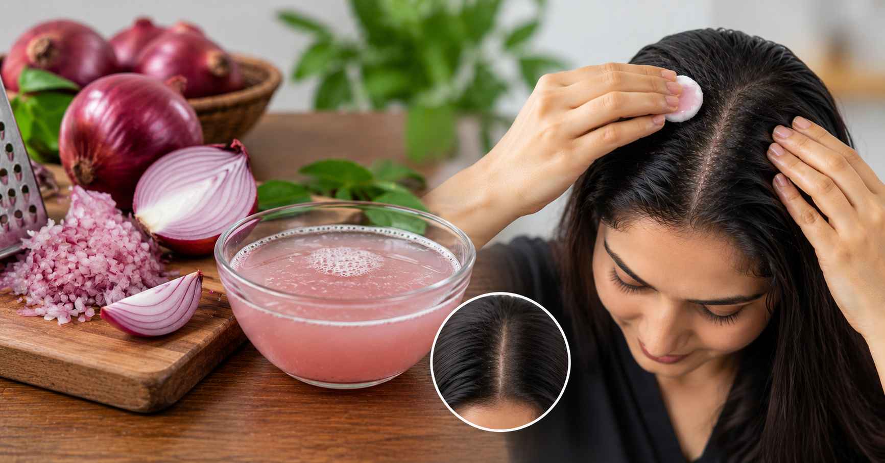 Using Onion Juice for Hair Care