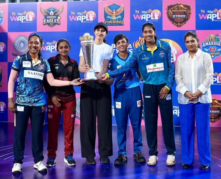 మంగళగిరిలో డబ్ల్యూఏపీఎల్ ను ప్రారంభించిన నారా బ్రాహ్మణి
