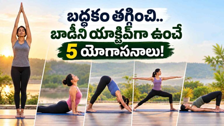 బద్ధకం వదిలి బాడీ యాక్టివ్‌గా మారాలంటే.. రోజూ ఈ 5 యోగాసనాలు చేస్తే చాలు!