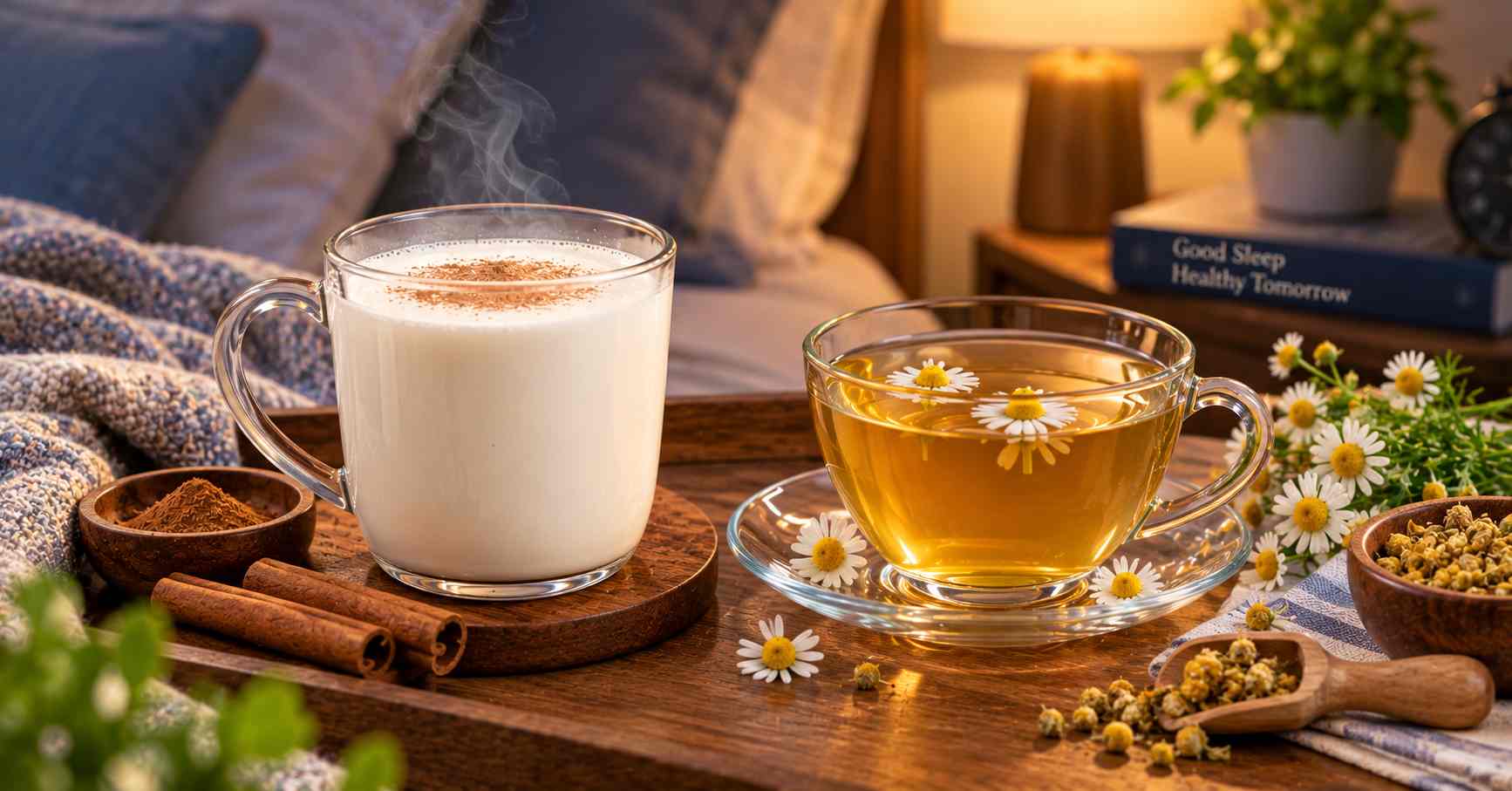 Warm Milk & Chamomile Tea