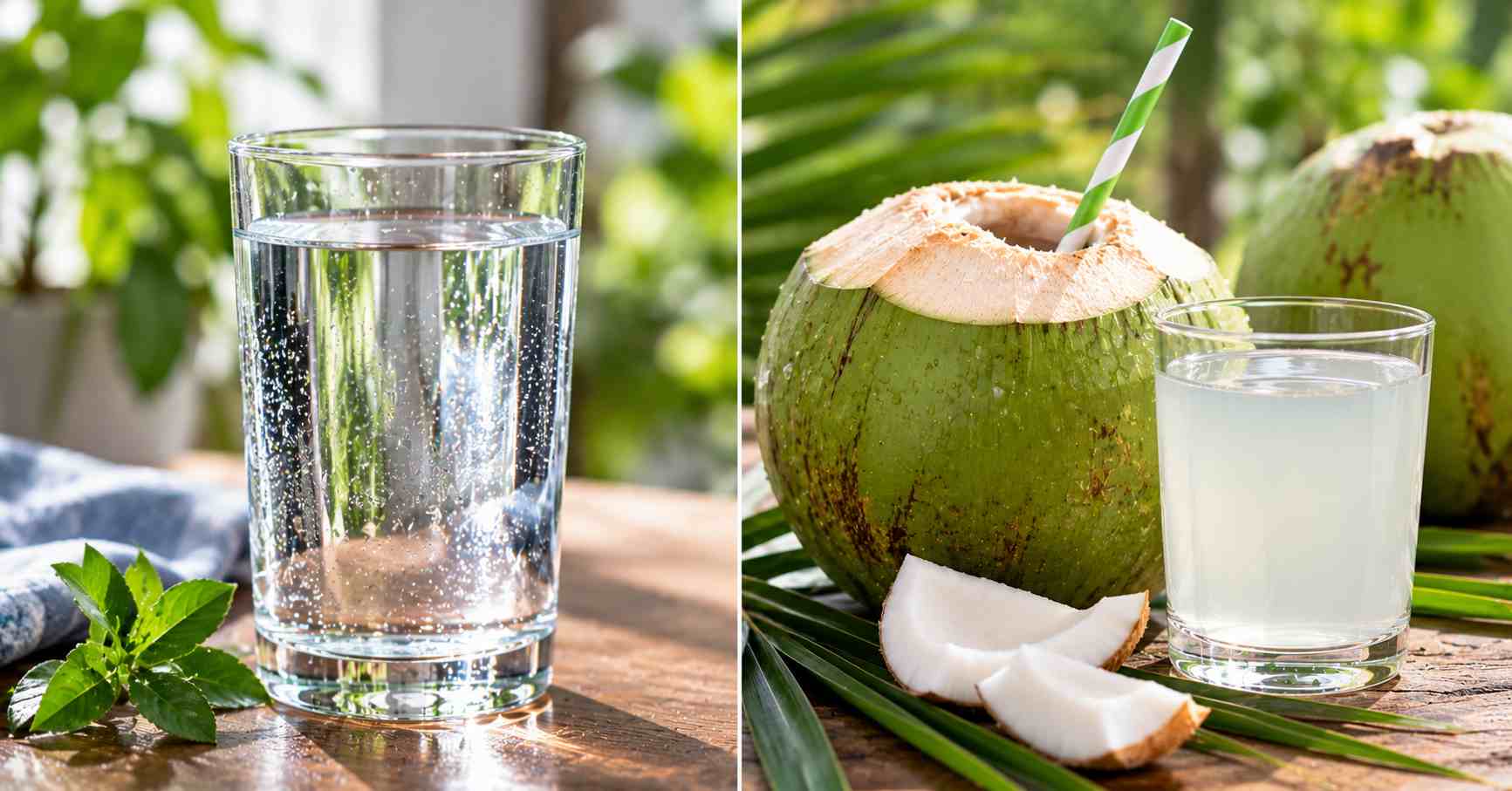 Water & Coconut Water