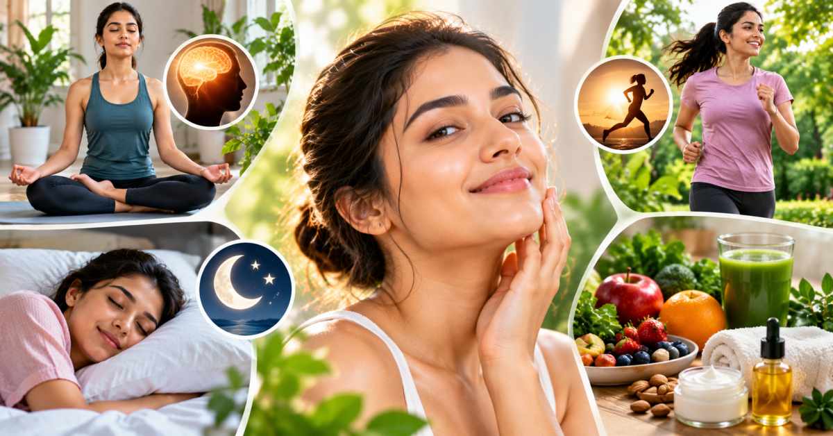 Ways to keep the skin and mind healthy