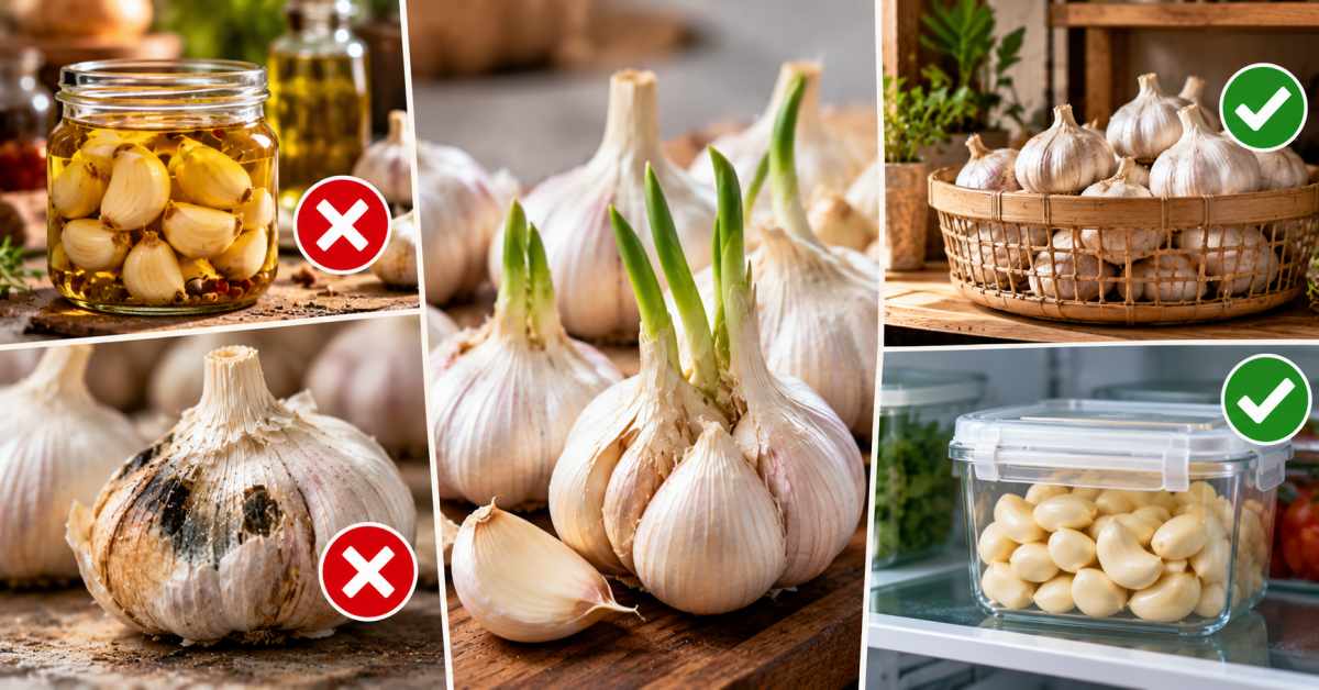 What should be done if sprouts appear These precautions are essential.
