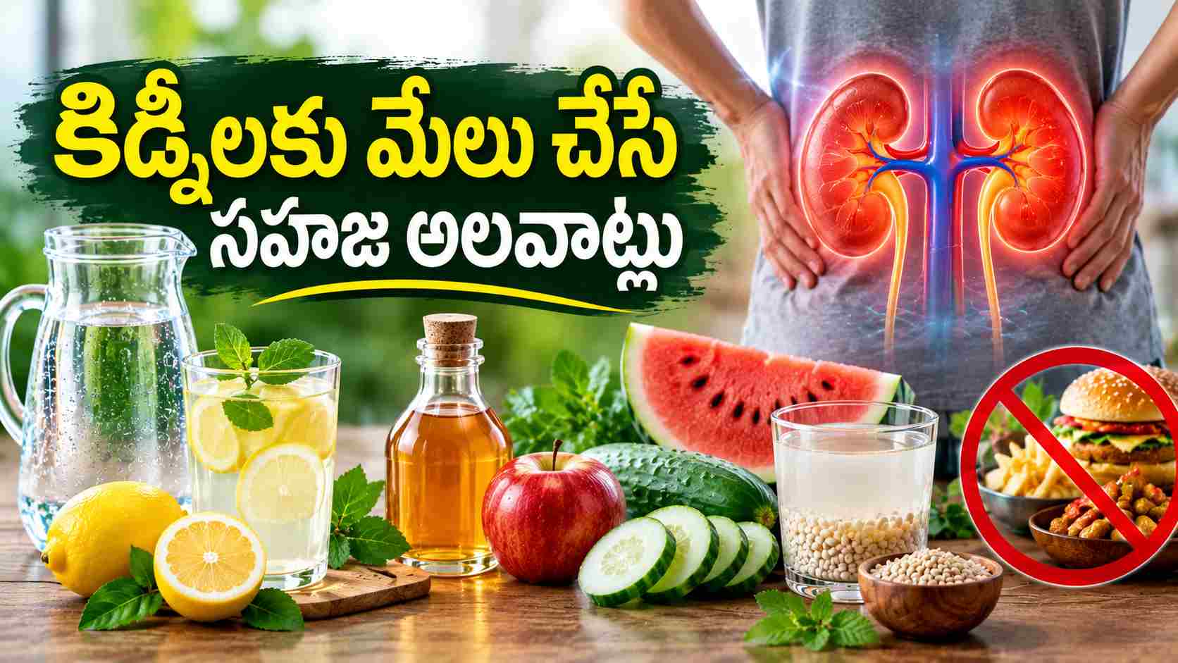 మందులు లేకుండానే… కిడ్నీలకు సహజంగా మేలు చేసే అలవాట్లు ఇవే! Without Medicines Here Are The Habits That Naturally Support Kidney Health