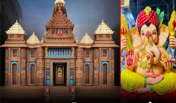 పూరీ ఆలయ సెట్ లో బాలాపూర్ గణపయ్య Balapur Ganesh Idol Modeled After Puri Jagannath Temple