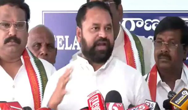తాతా మధుపై చర్యలు తీసుకోవాలి Congress Leaders On Thatha Madhu Comments