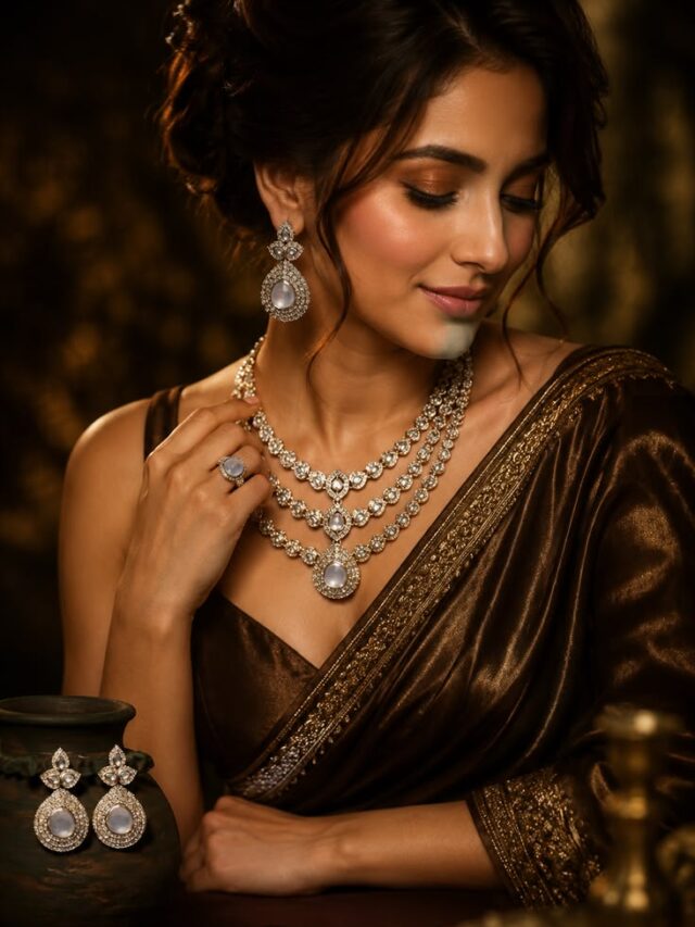 Saree Look‌ను మార్చేసే 7 Statement Jewellery Pieces