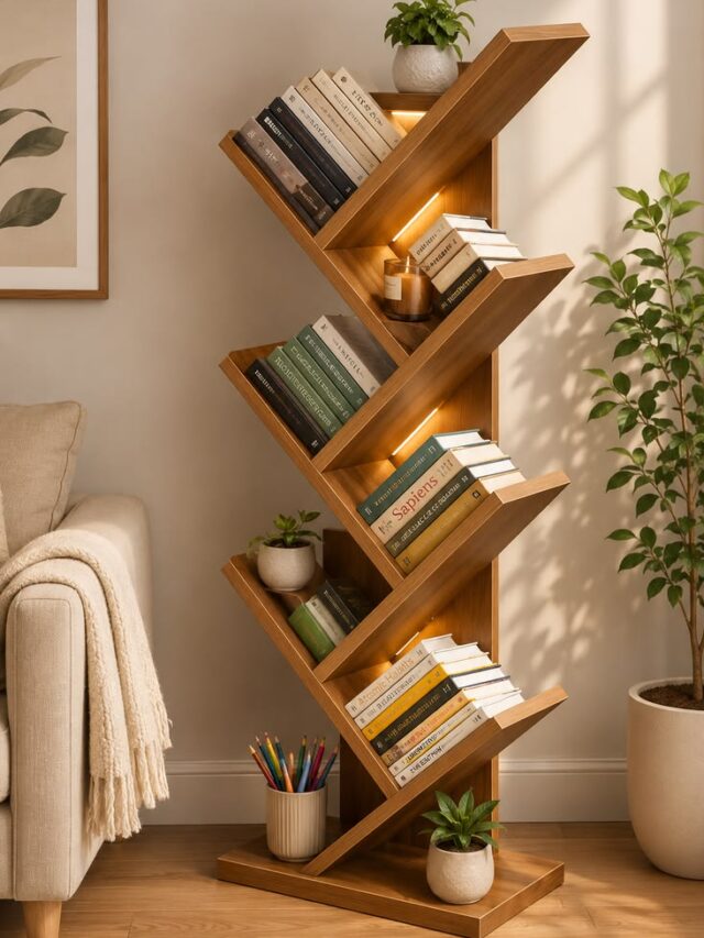 పుస్తకాలతో పాటు ఇంటి లుక్ కూడా మార్చేయండి.. ఈ Trendy Book Rack Designs చూడండి!