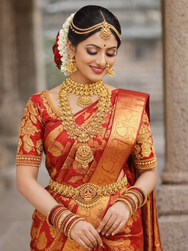 వధువు అందాన్ని రెట్టింపు చేసే రాయల్ సౌత్ ఇండియన్ బ్రైడల్ జ్యువెలరీ!