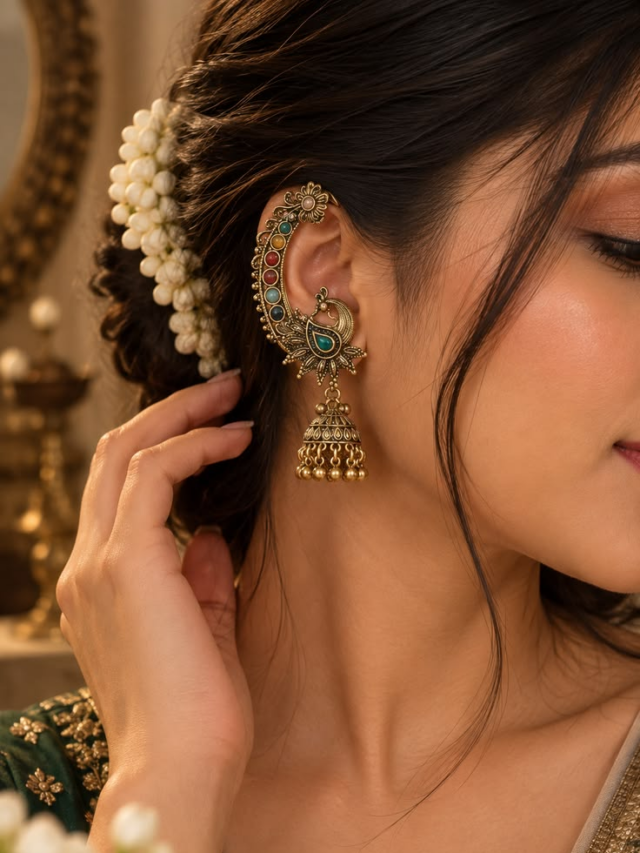 ఒక్క Ear Cuff Jhumkaతోనే గ్రాండ్ లుక్.. ఈ డిజైన్లు చూశారా?