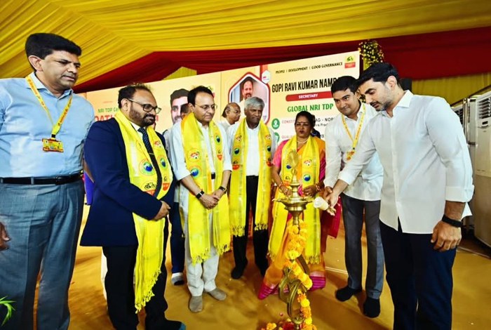 మీ విజ్ఞానం, అనుభవం, నైపుణ్యం ఆంధ్ర రాష్ట్రానికి ఇవ్వండి: కేంద్ర మంత్రి డా. చంద్రశేఖర్ పెమ్మసాని Central Minister Dr Chandrasekhar Pemmasani Speech At Nri Tdp Central Committee Oath Ceremony