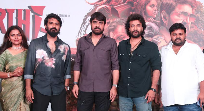 “సమవర్తి” సినిమా ఎమోషన్, యాక్షన్ తో ఆకట్టుకుంటూ ప్రేక్షకులకు ఒక గ్రేట్ అడ్వెంచర్ ఫీల్ కలిగిస్తుంది – సత్యదేవ్ Samavarthi Will Give Audiences A Great Adventure Experience Satyadev At Teaser Launch Event