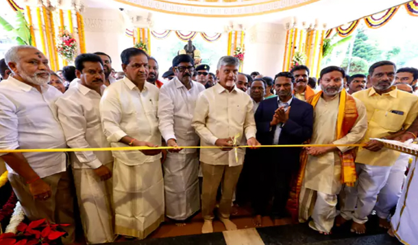 ఎస్వీ మ్యూజియం, ఈవీ బస్సులను ప్రారంభించిన సీఎం చంద్రబాబు