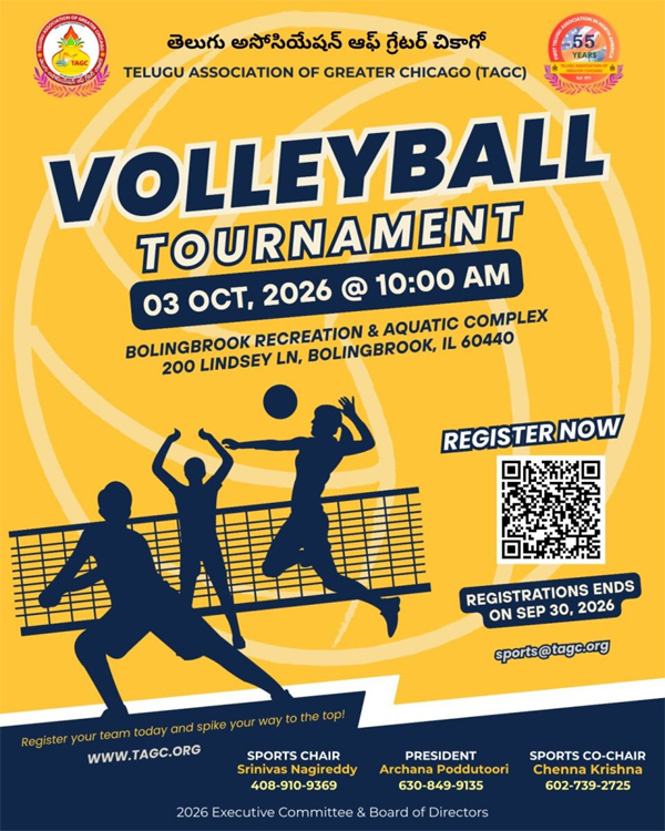 TAGC Volleyball Tournament on Oct 3