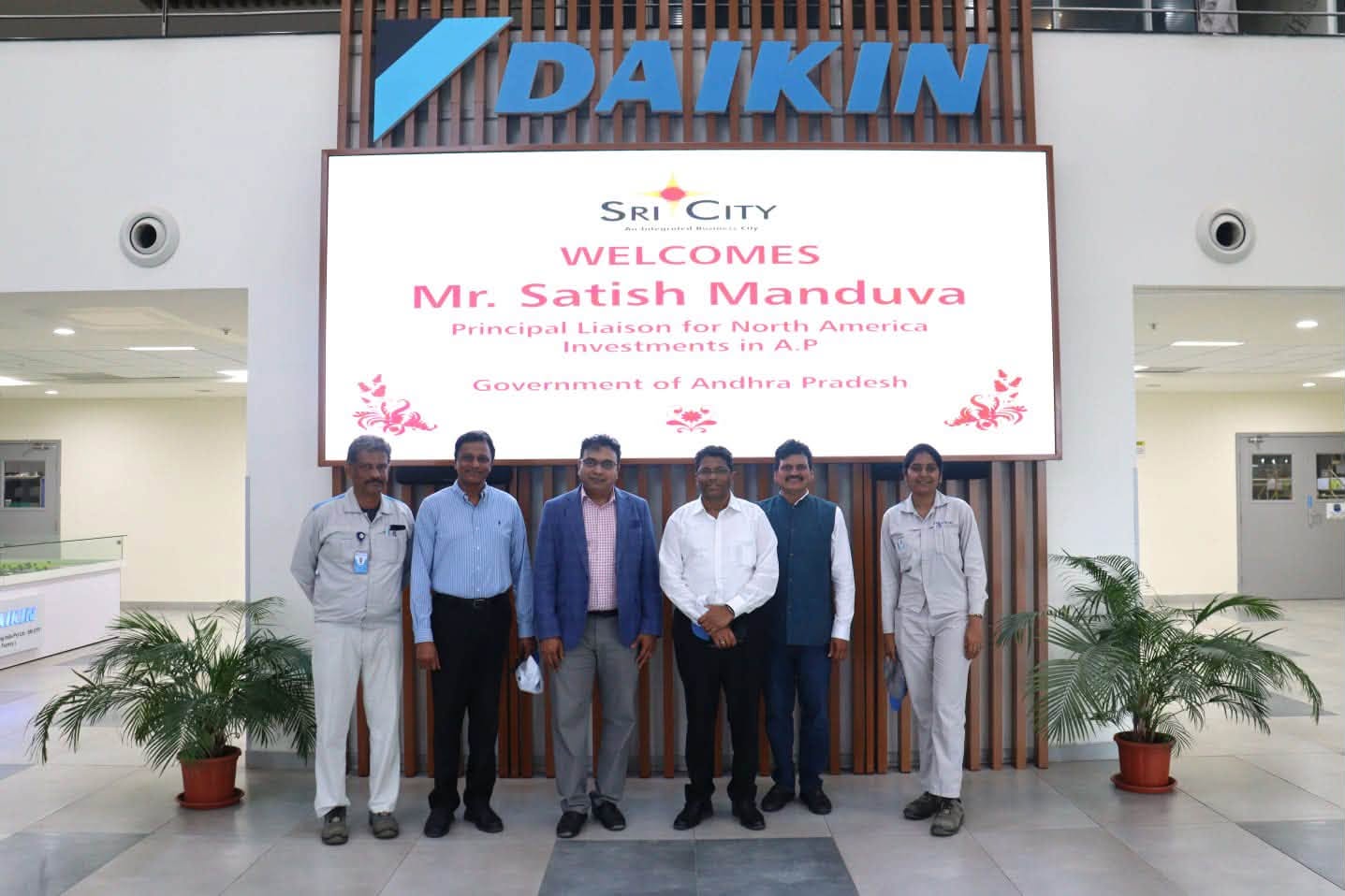 Satish Manduva Visiting Sri City