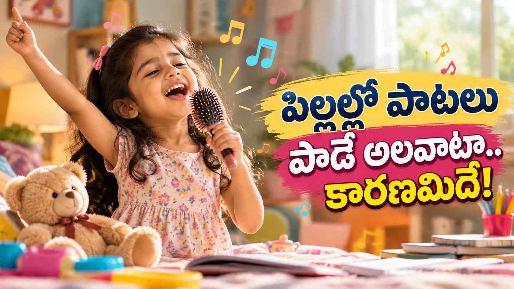 పిల్లలు ఎప్పుడూ పాటలు పాడుతున్నారా.. ఈ అలవాటు వెనుక ఆసక్తికర విషయాలివే! Are Your Kids Always Singing Here Are The Interesting Reasons Behind This Habit