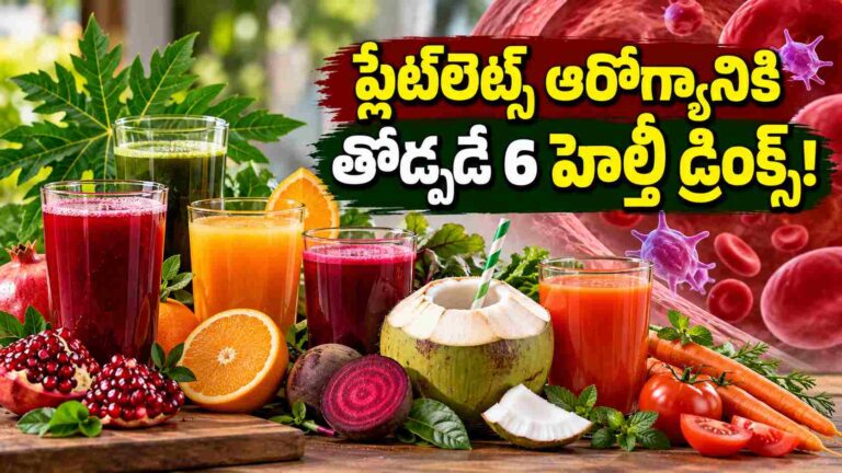 ఒంట్లో ప్లేట్‌లెట్స్ తక్కువగా ఉన్నాయా.. పోషణ కోసం ఈ 6 డ్రింక్స్!