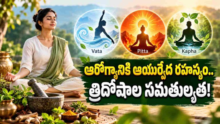 ఆరోగ్యకరమైన జీవితానికి ఆయుర్వేద రహస్యం.. మూడు దోషాల సమతుల్యత!