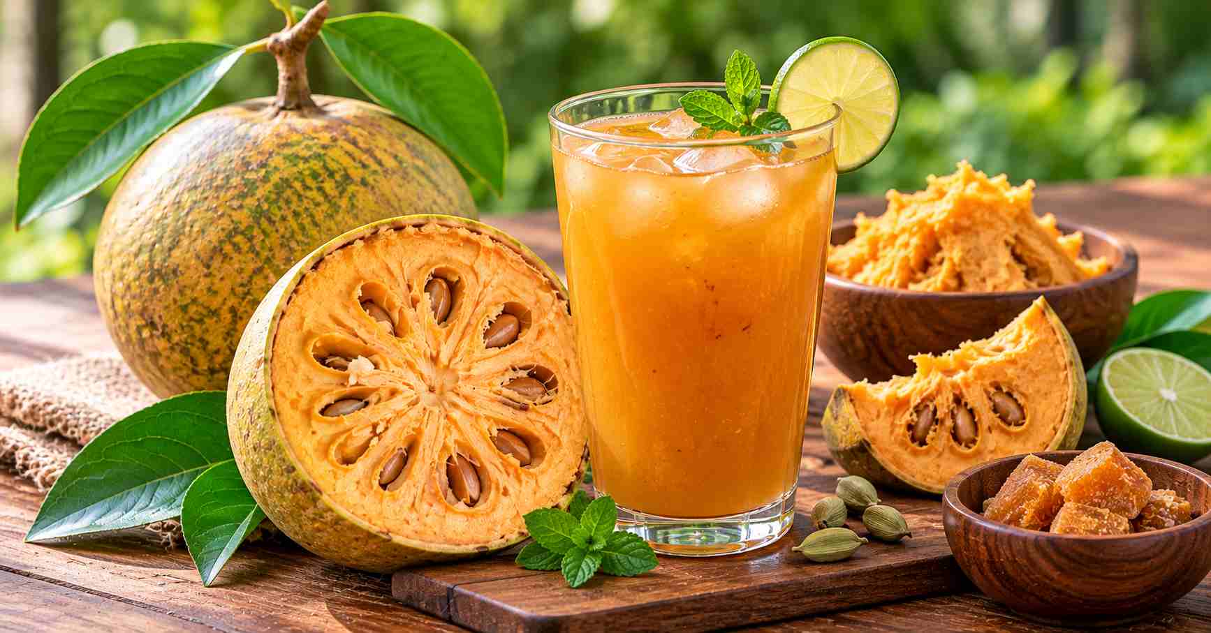 Bael Sharbat Preparation