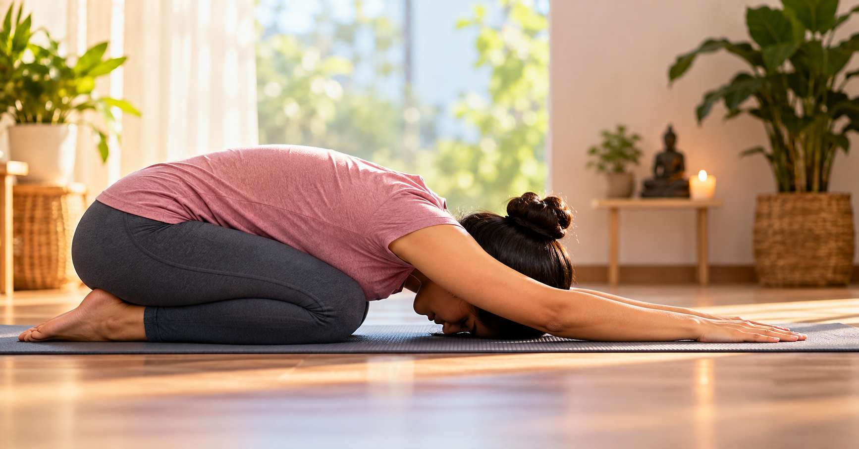 Balasana for Mind Relaxation