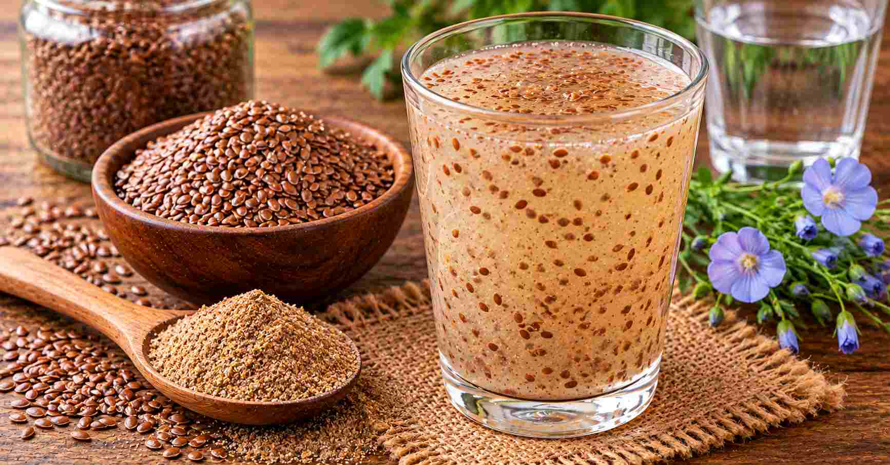 Benefits of Flaxseed Drink