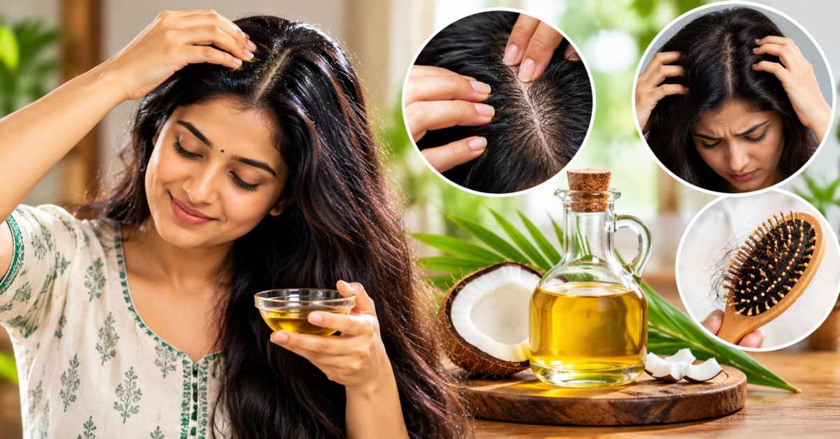 Benefits of hair oil... but quantity matters.