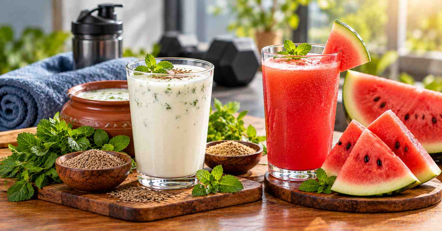 Buttermilk & Watermelon Juice