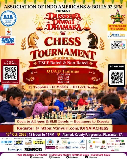 Chess Tournament Held In California Under The Aegis Of Aia Prizes Awarded To Winners