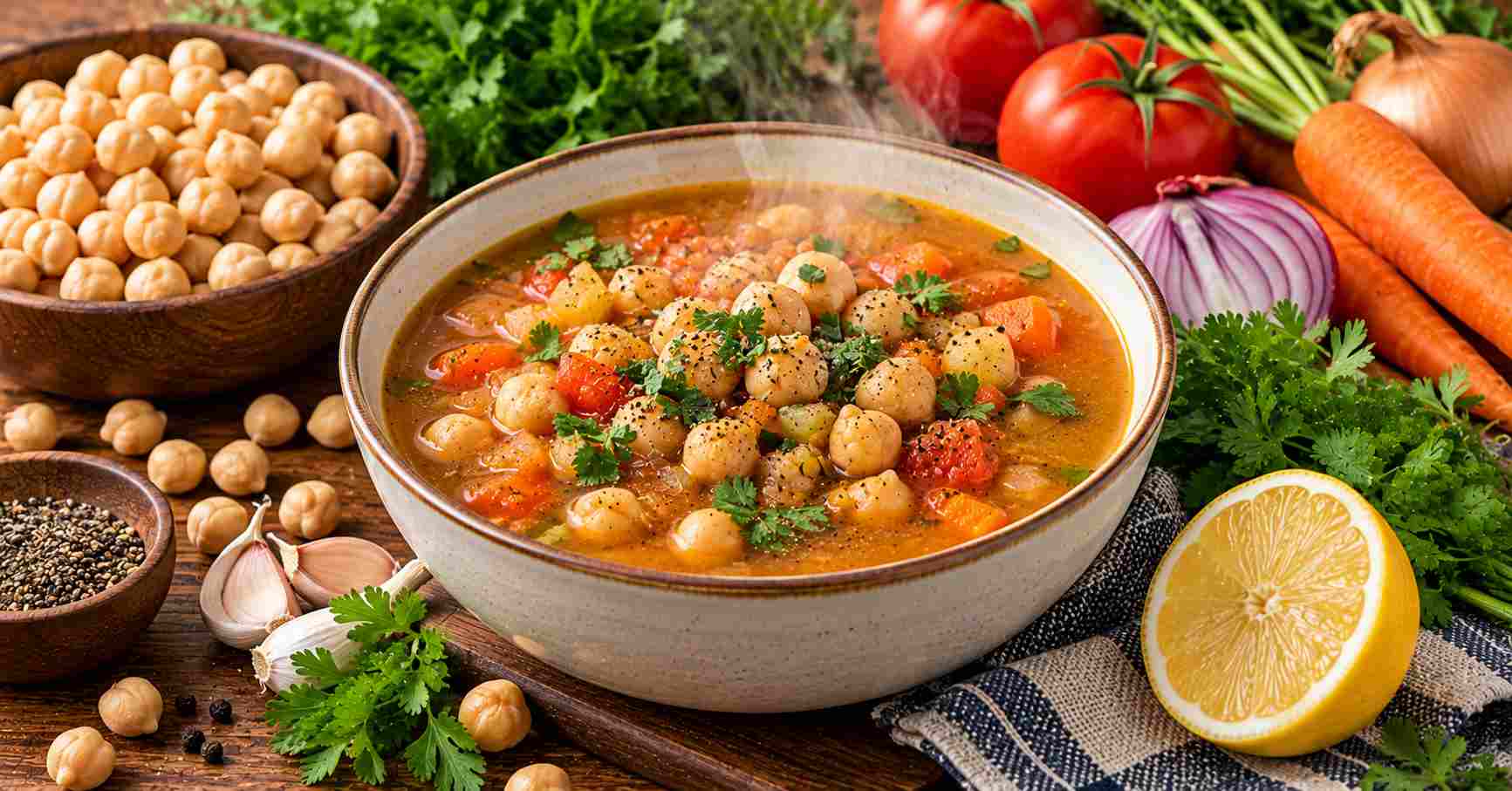 Chickpea Soup and Iron Absorption Tips