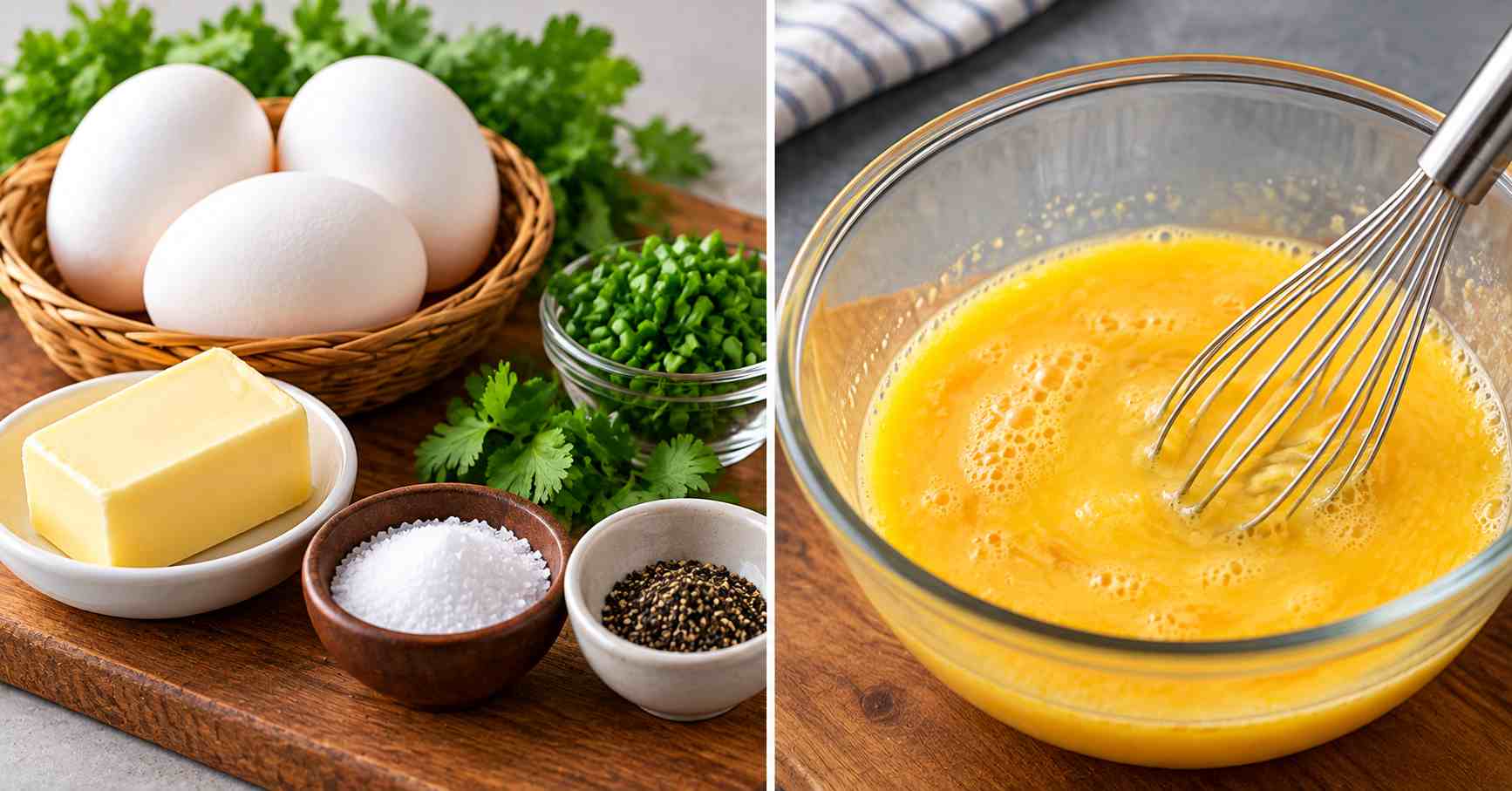 French Omelette Ingredients