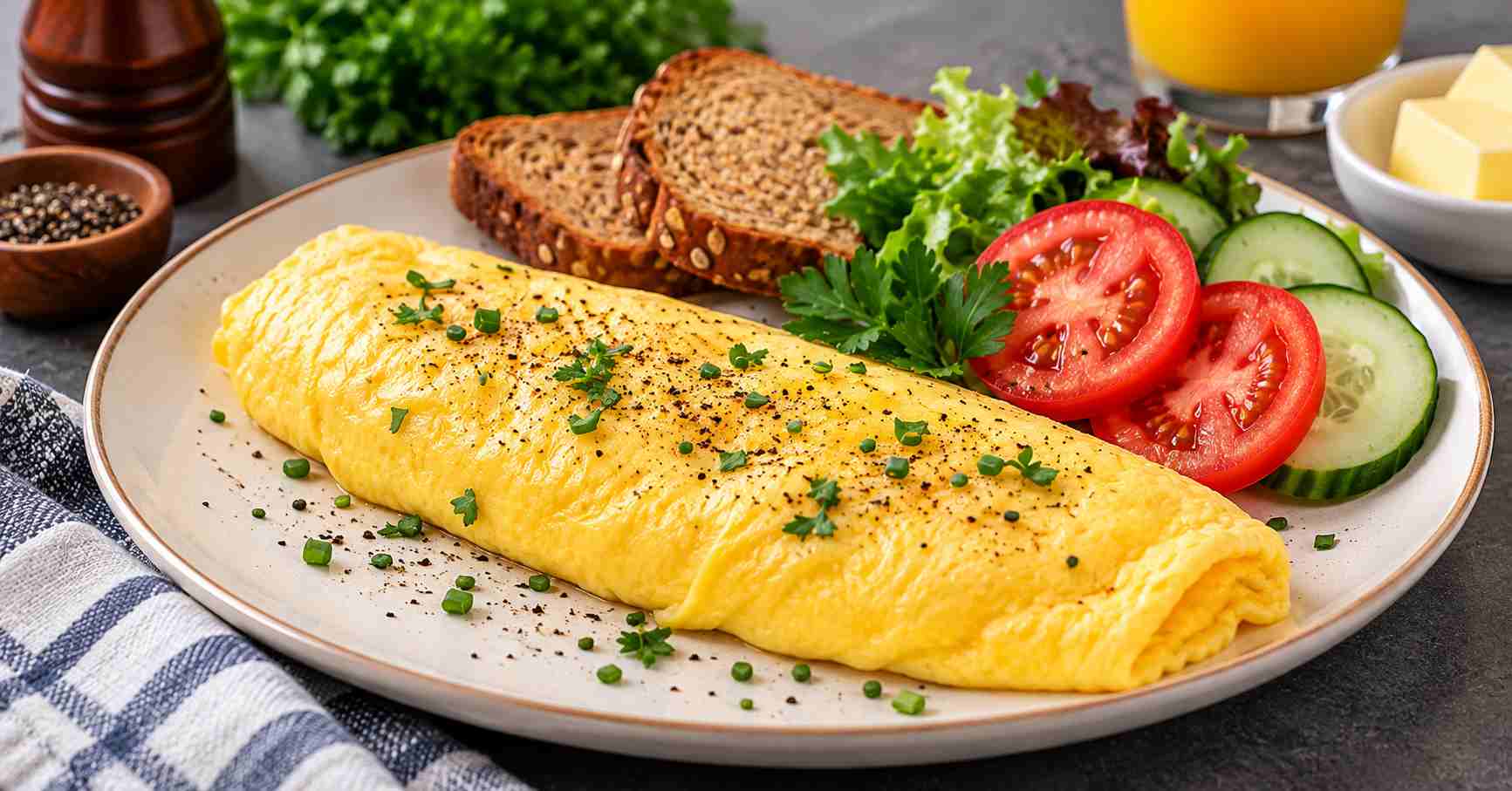 French Omelette Nutritional Benefits