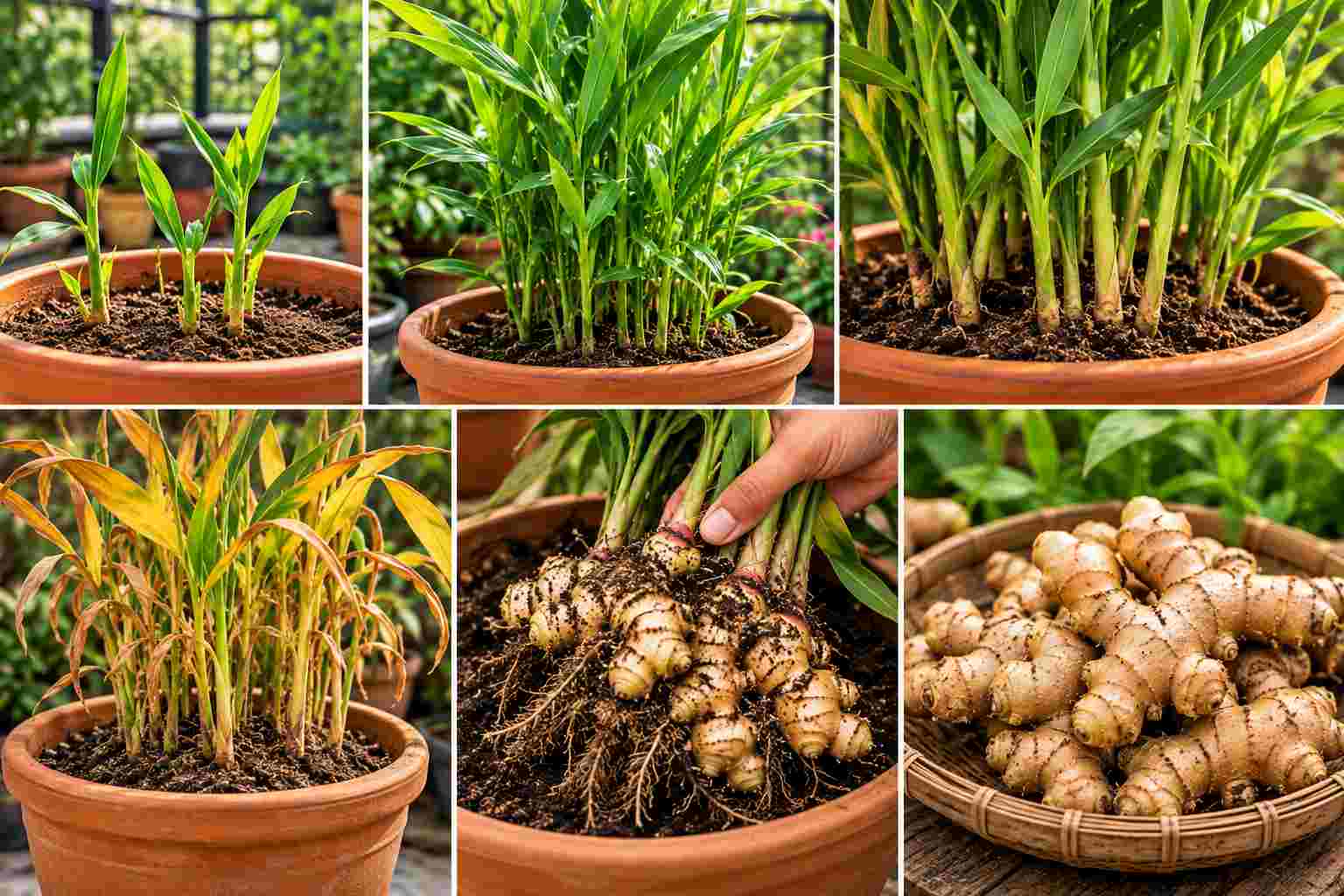 Ginger Harvesting Method