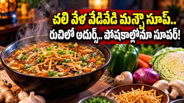చల్లని సాయంత్రాల్లో వేడివేడి మన్చౌ సూప్.. రుచికి రుచి ఆరోగ్యానికి మేలు!