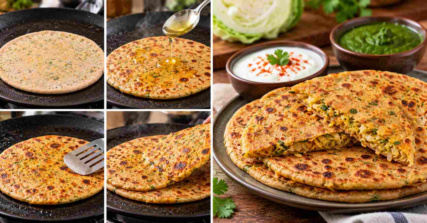 How to Cook Cabbage Paratha