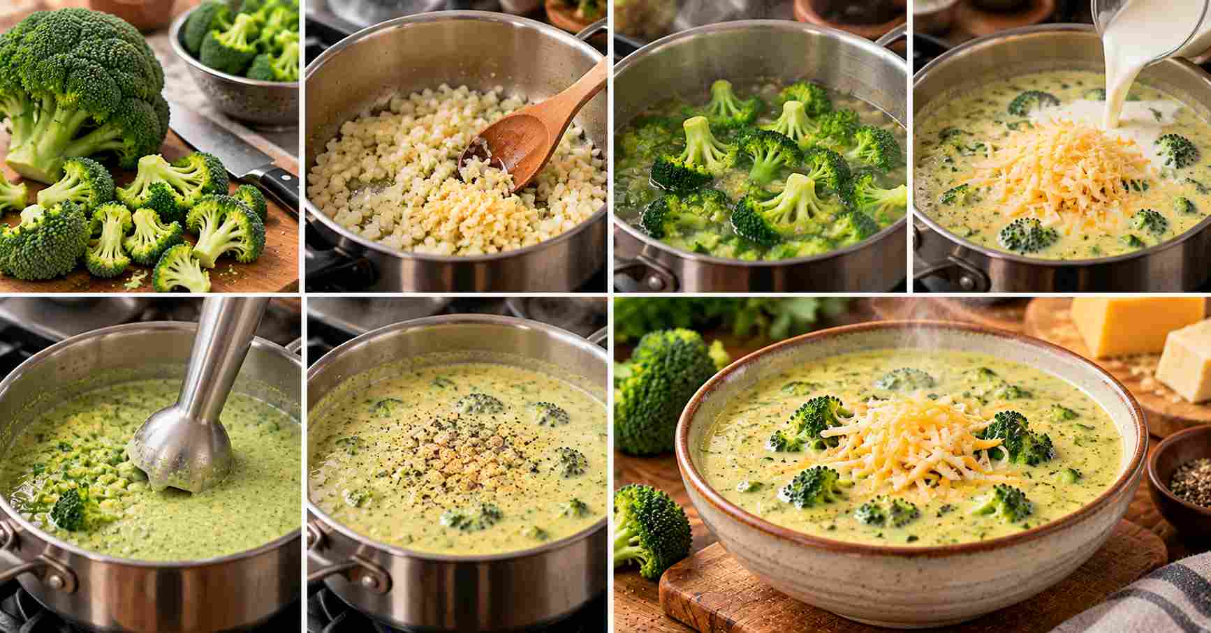 How to Make Broccoli Cheese Soup