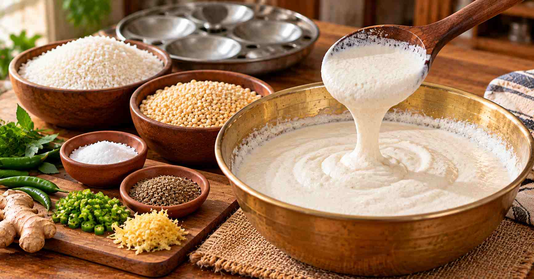 Ingredients for Dibba Rotti