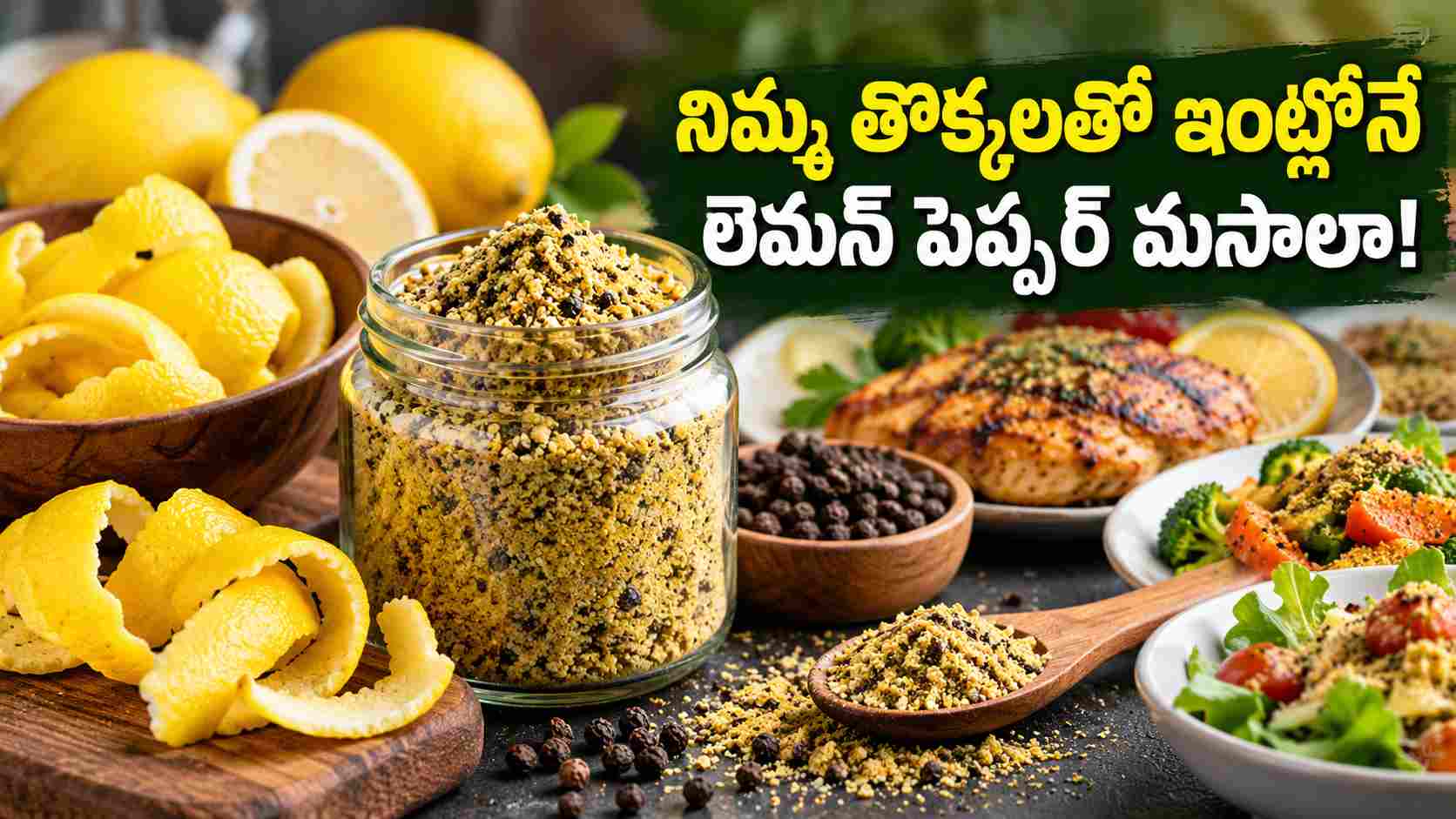 Lemon Peel Magic Make Tasty Lemon Pepper Seasoning At Home